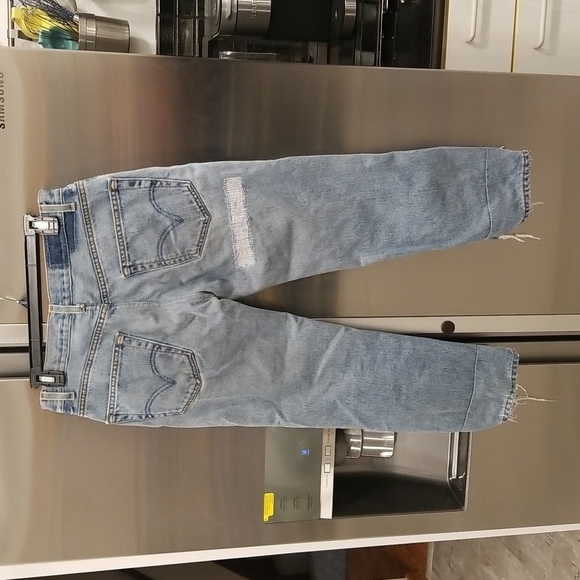 💕NILI LOTAN💕 Franki Patchwork Reworked Crop Jeans ~ Vintage Indigo 26 - Picture 11 of 16